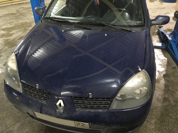 Замена радиатора печки Рено Символ (Renault Symbol) в Барнауле
